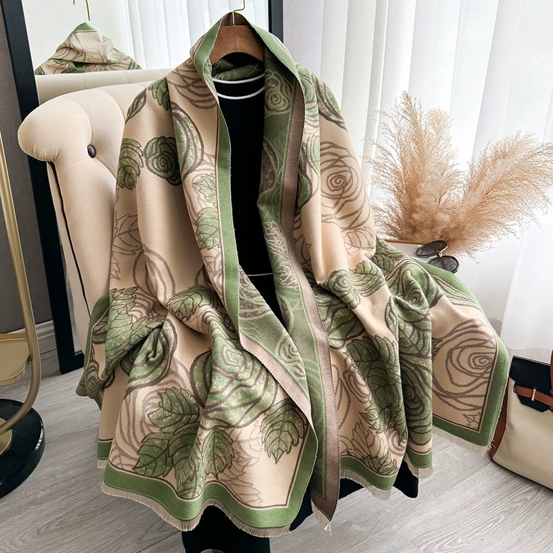 Mens Fashion Poncho - Vrouwen Mannen Herfst Winter Retro Kasjmier