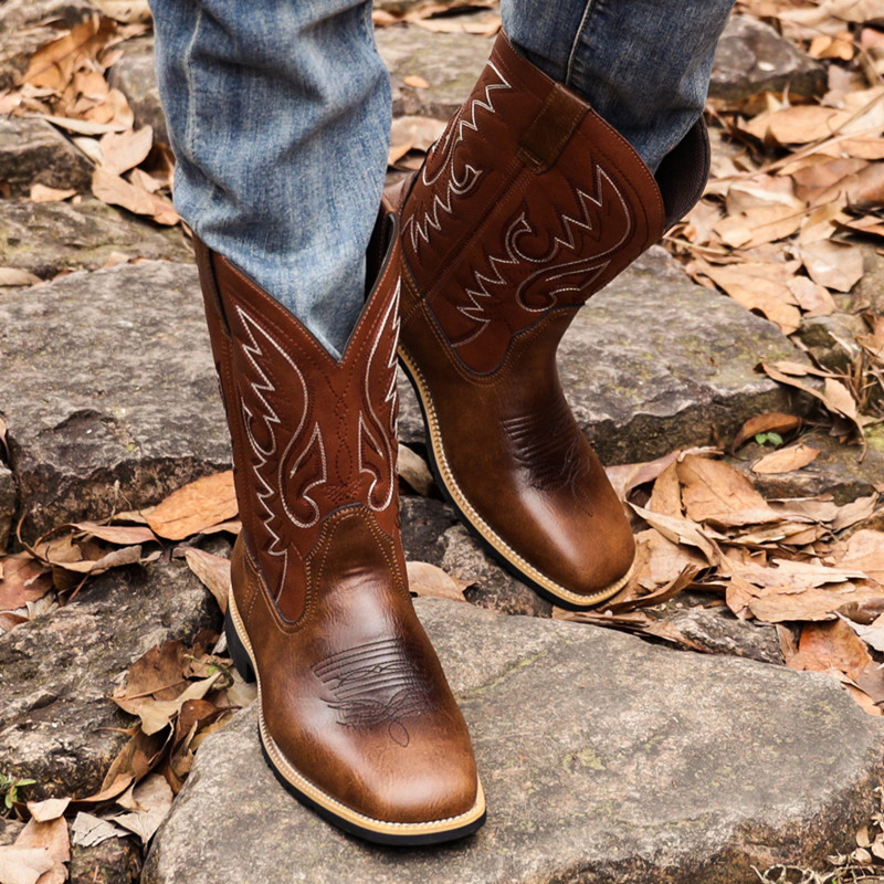 Mens Fashion Zapatos - Mode Mannen Vrouwen Halfhoge laarzen Handgemaakte