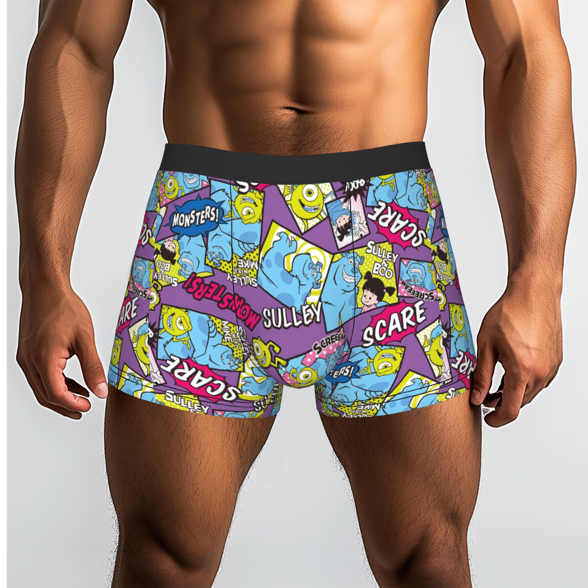 Men'S Fashion University - Aangepaste M-Monsters Anime University Boxers Shorts