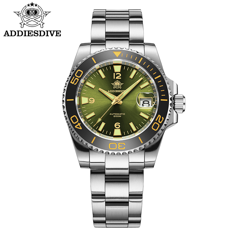 Mens Fashion Bracelet - Addiesdive Nieuw Duikcadeauhorloge Heren 8215 Automatisch