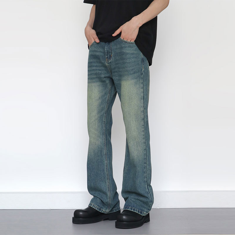 Men'S Fashion Jeans And Boots - Vintage Mode Amerikaanse Stijl Heren Rechte