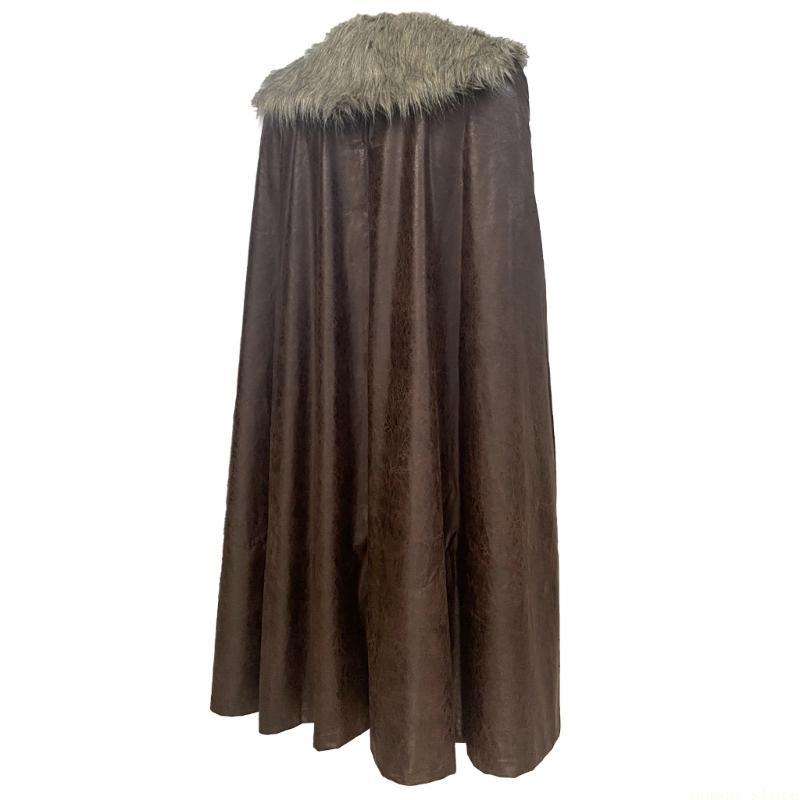 Mens Fashion Poncho - 31BF Antieke Middeleeuwse Riddermantel Schouderomslag voor