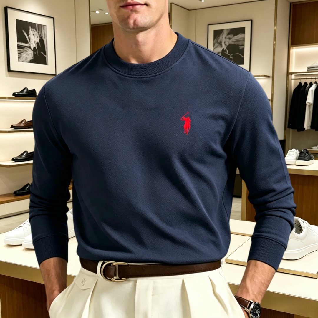 Fashion Mens Shirt - Zacht katoenen high-end merk heren T-shirt