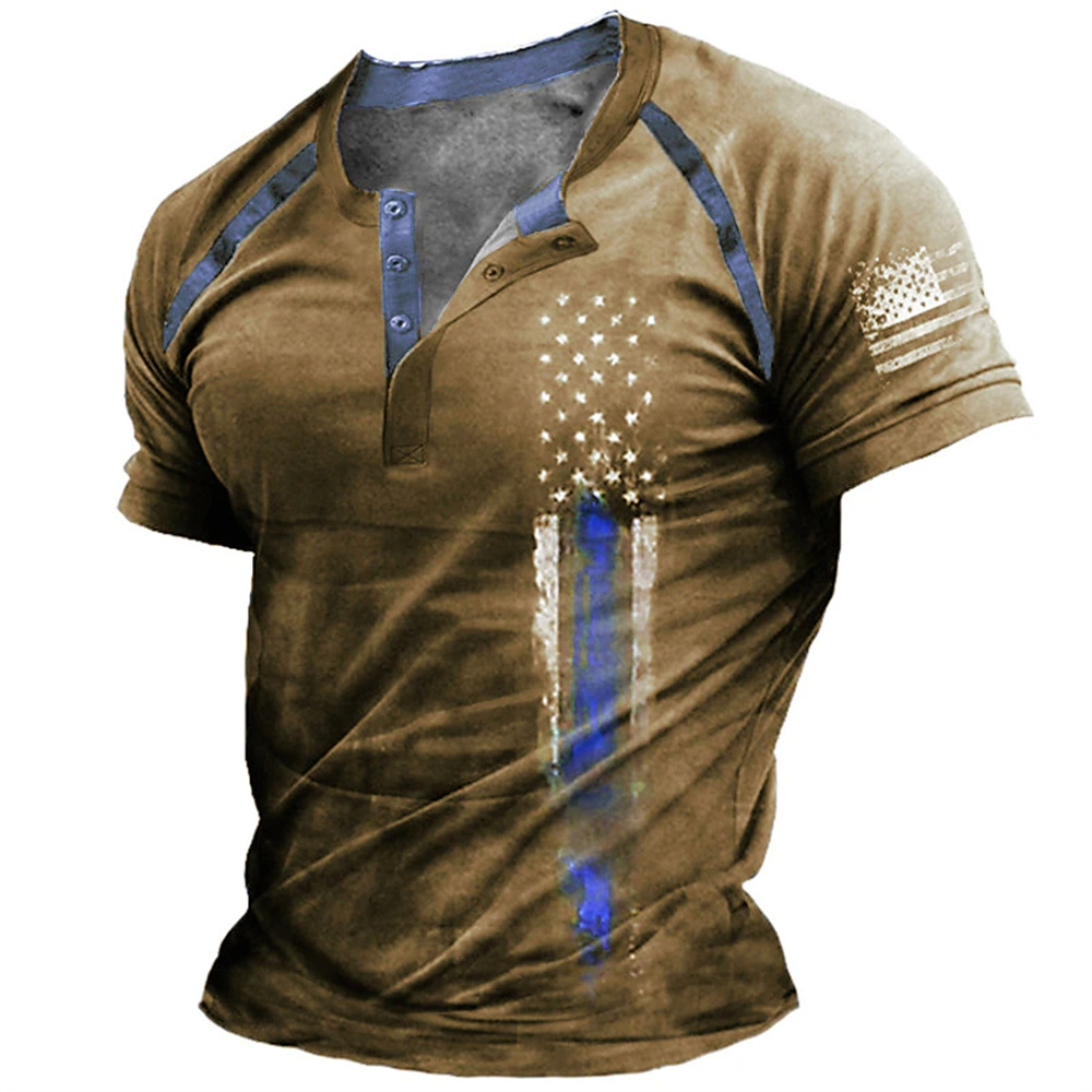 Men'S Fashion Old Money - Grappige 3D Amerikaanse vlag print heren