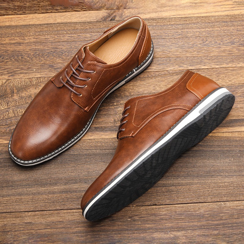 Mens Fashion Zapatos - Casual leren herenschoenen Mode Zakelijke kleding