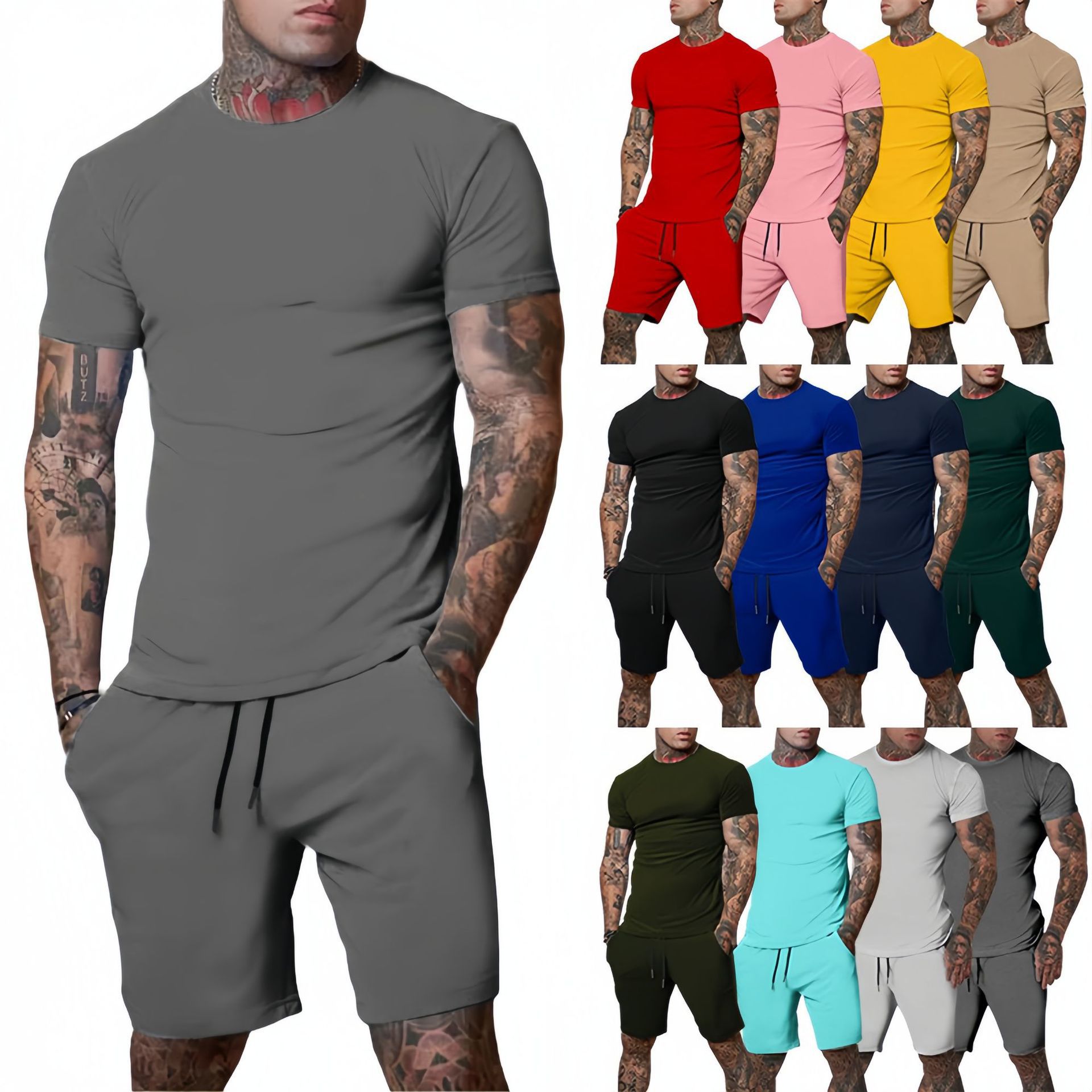Mens Fashion Workwear - Modieus en casual zomer outdoor sportpak
