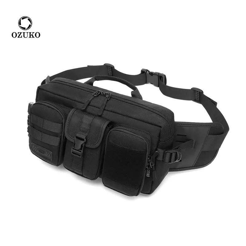 Men'S Fashion Bag - OZUKO Pouch voor heren Waterdichte schoudertassen