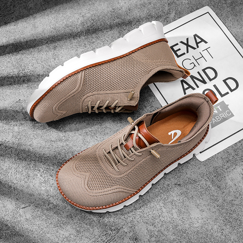 Mens Fashion Chinos - Stijlvolle Mannen Brede Box Schoenen Barefoot