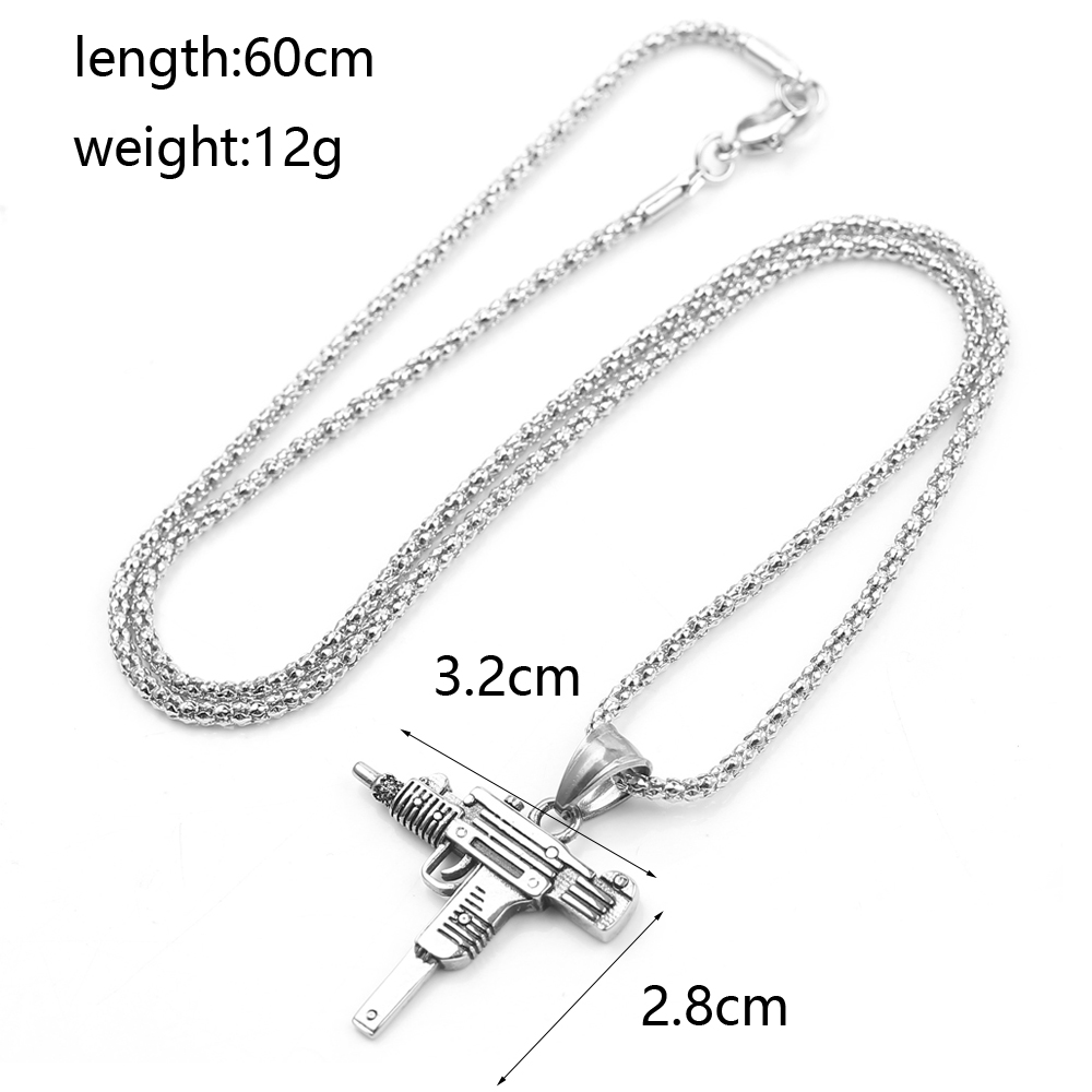 Punk Uzi pistool machinegeweer - Men'S Fashion Jewelry recensie en prijs