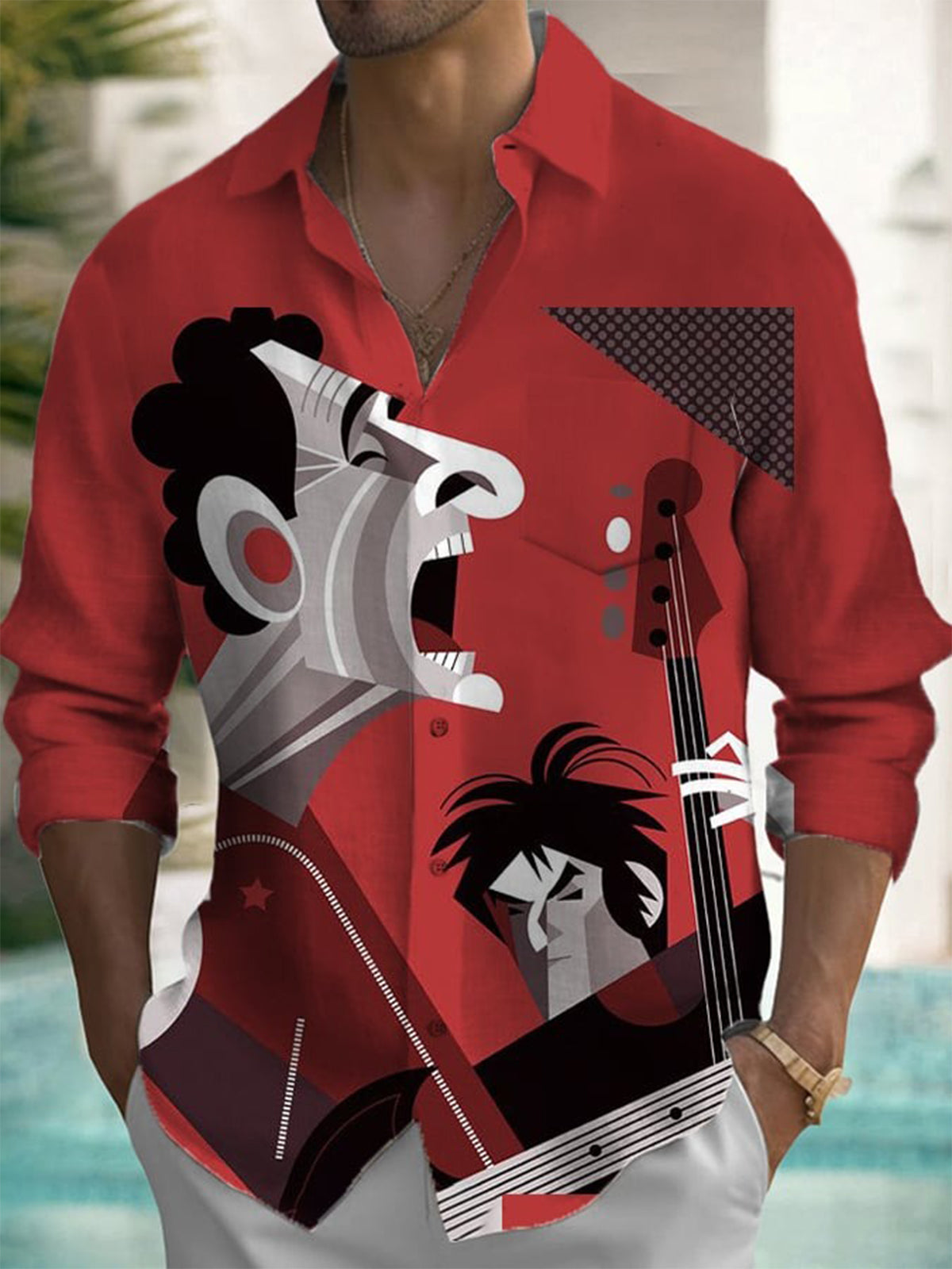 Casual overhemd voor heren met - Fashion Mens Shirt recensie en prijs