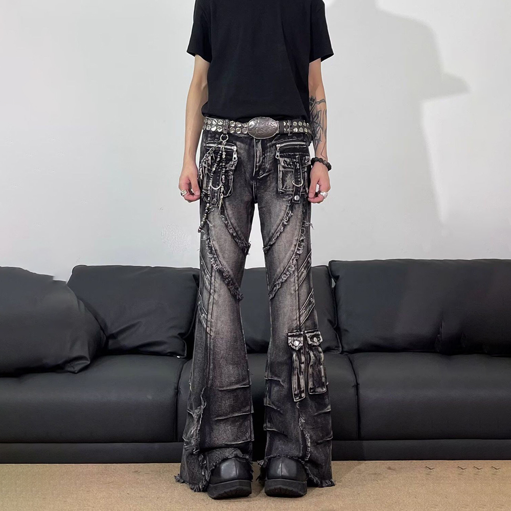 Heren Tassel Pocket Versierde  - Men'S Fashion Jeans And Boots recensie en prijs