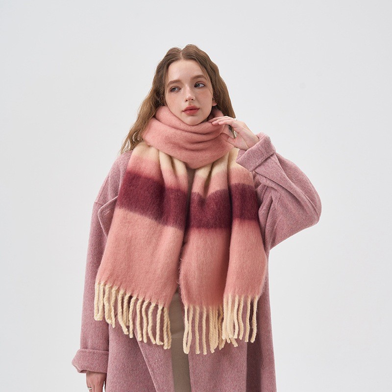 Nieuwe Winter Regenboog Plaid  - Mens Fashion Poncho recensie en prijs