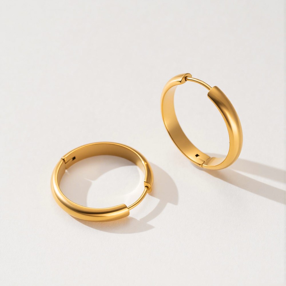 4 stuks roestvrijstalen ronde  - Men'S Fashion Jewelry recensie en prijs