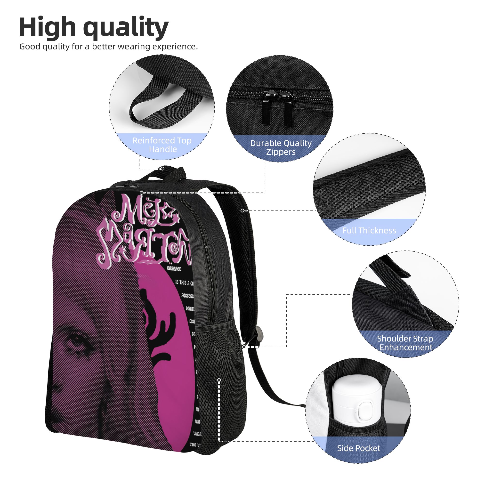 M-Melanie M-Martinez HADES Rug - Men'S Fashion University recensie en prijs
