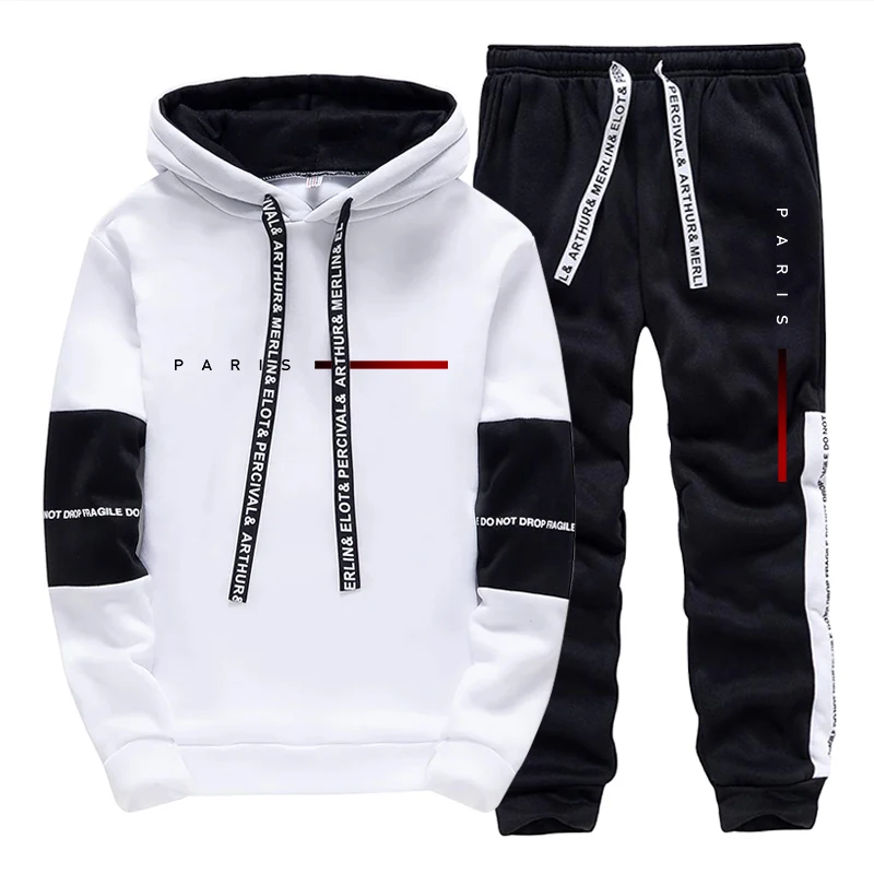 Paris Fashion Hoodie Streetwea - Jogger Sweatpants Men recensie en prijs