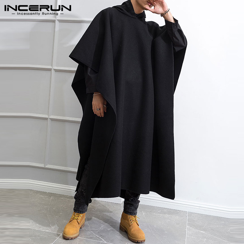 INCERUN Mode Mannen Mantel Jas - Mens Fashion Poncho recensie en prijs