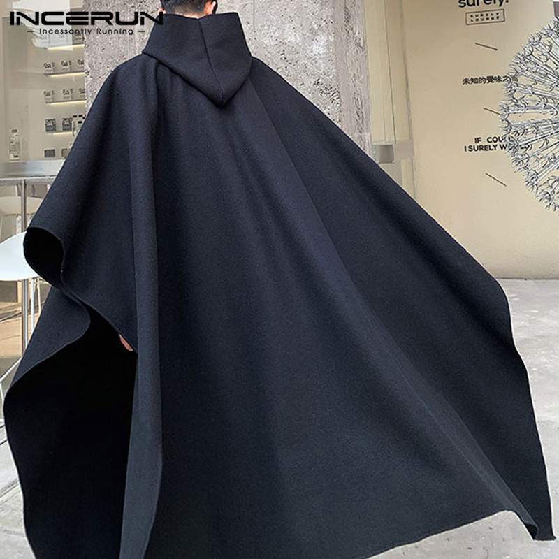 INCERUN Mode Mannen Mantel Jas - Mens Fashion Poncho recensie en prijs