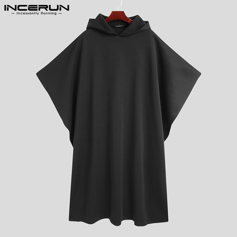 INCERUN Mode Mannen Mantel Jas - Mens Fashion Poncho recensie en prijs