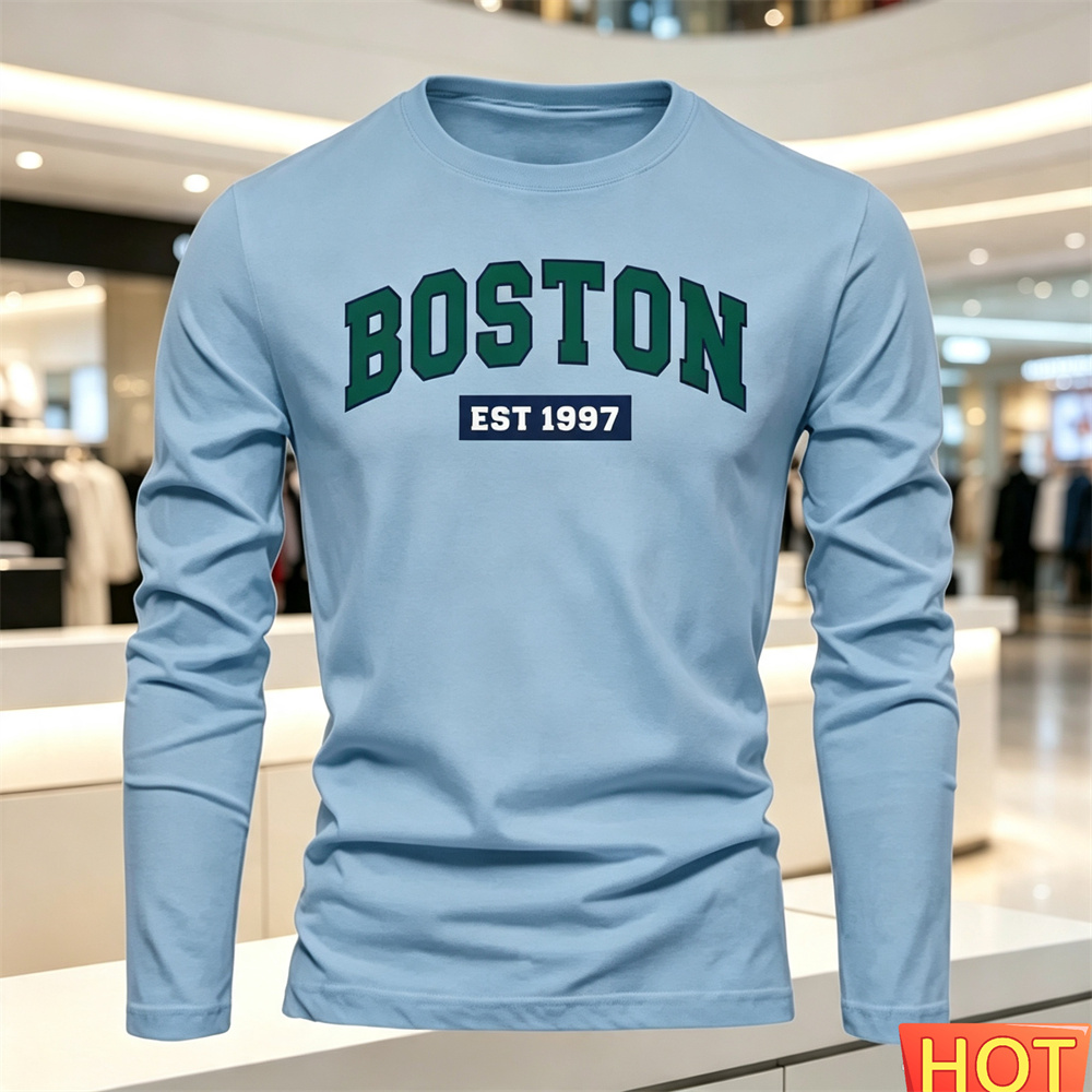 Herfst Zomer heren T-shirt met - Queer Men'S Fashion recensie en prijs