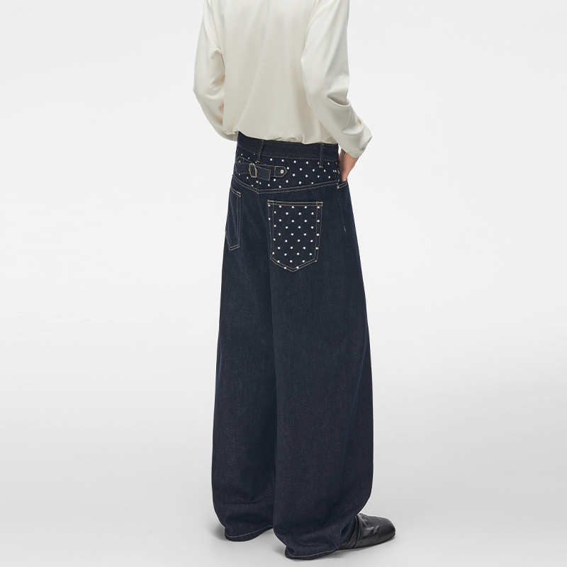 Herfst Design Sterrenprint Raw - Men'S Fashion Jeans And Boots recensie en prijs
