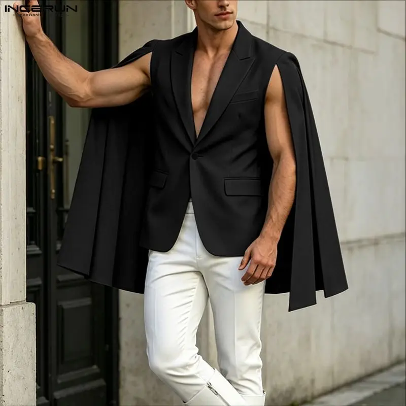 INCERUN mannen Onregelmatige B - Mens Fashion Poncho recensie en prijs