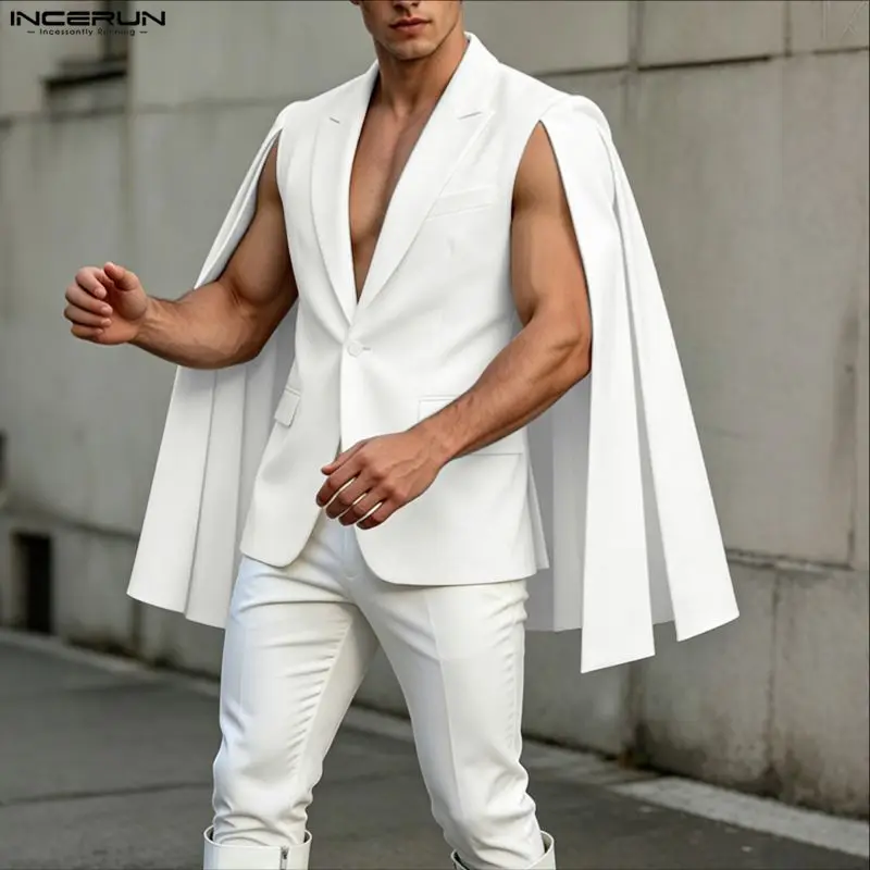 INCERUN mannen Onregelmatige B - Mens Fashion Poncho recensie en prijs