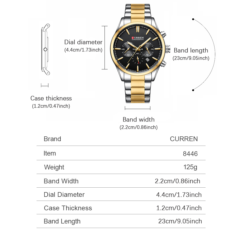 CURREN Casual quartz chrono sp - Mens Fashion Bracelet recensie en prijs