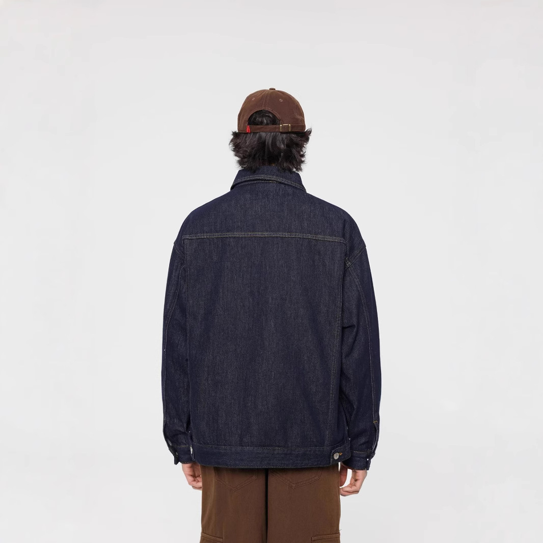 Originele kleur denim jasje he - Harrington Jacket recensie en prijs