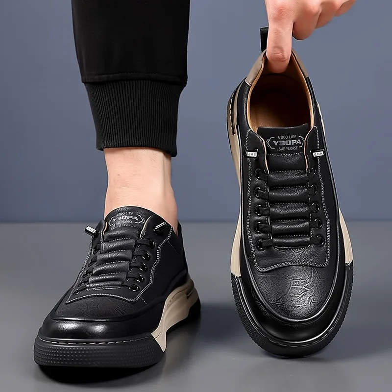 Mode Koe Lederen Heren Board S - Mens Fashion Zapatos recensie en prijs