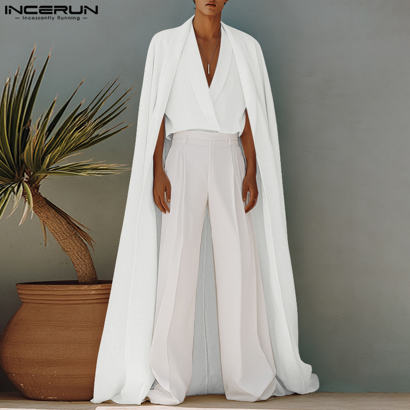 INCERUN Mannen Lange Stijl Shi - Mens Fashion Poncho recensie en prijs