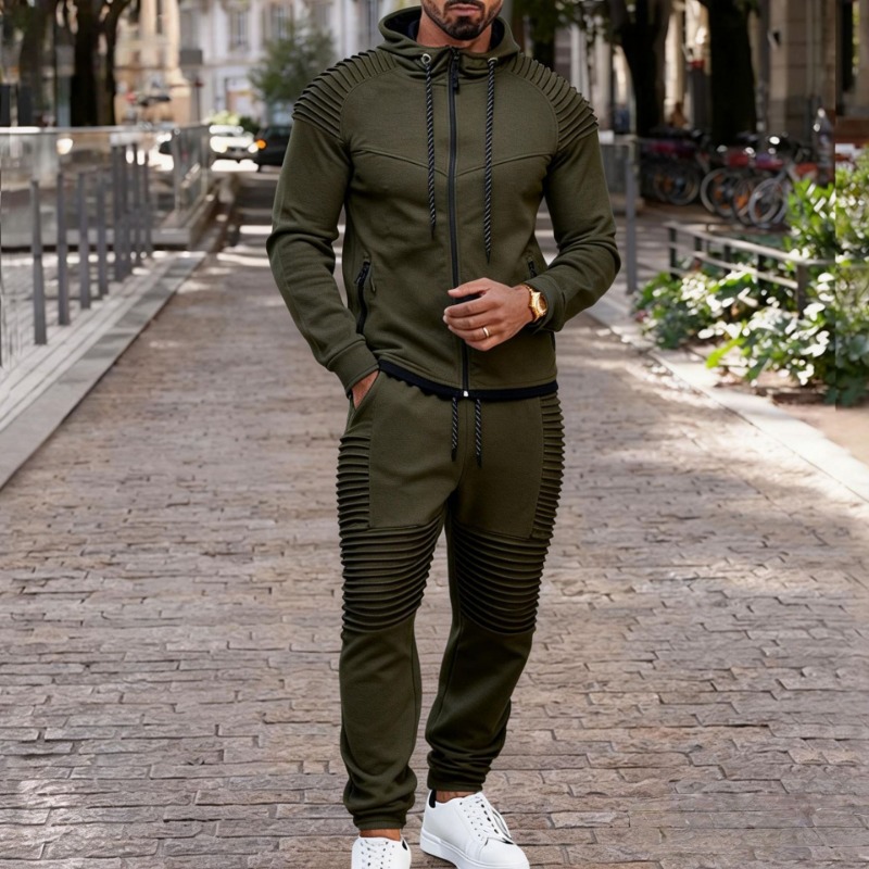 Heren trainingspak met geplooi - Jogger Sweatpants Men recensie en prijs