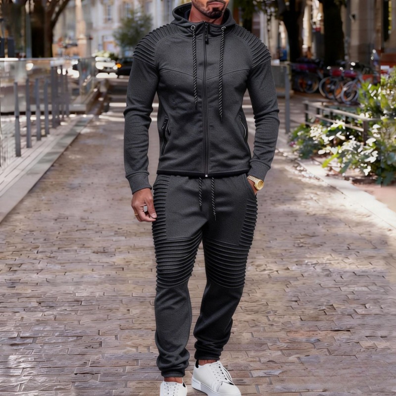 Heren trainingspak met geplooi - Jogger Sweatpants Men recensie en prijs
