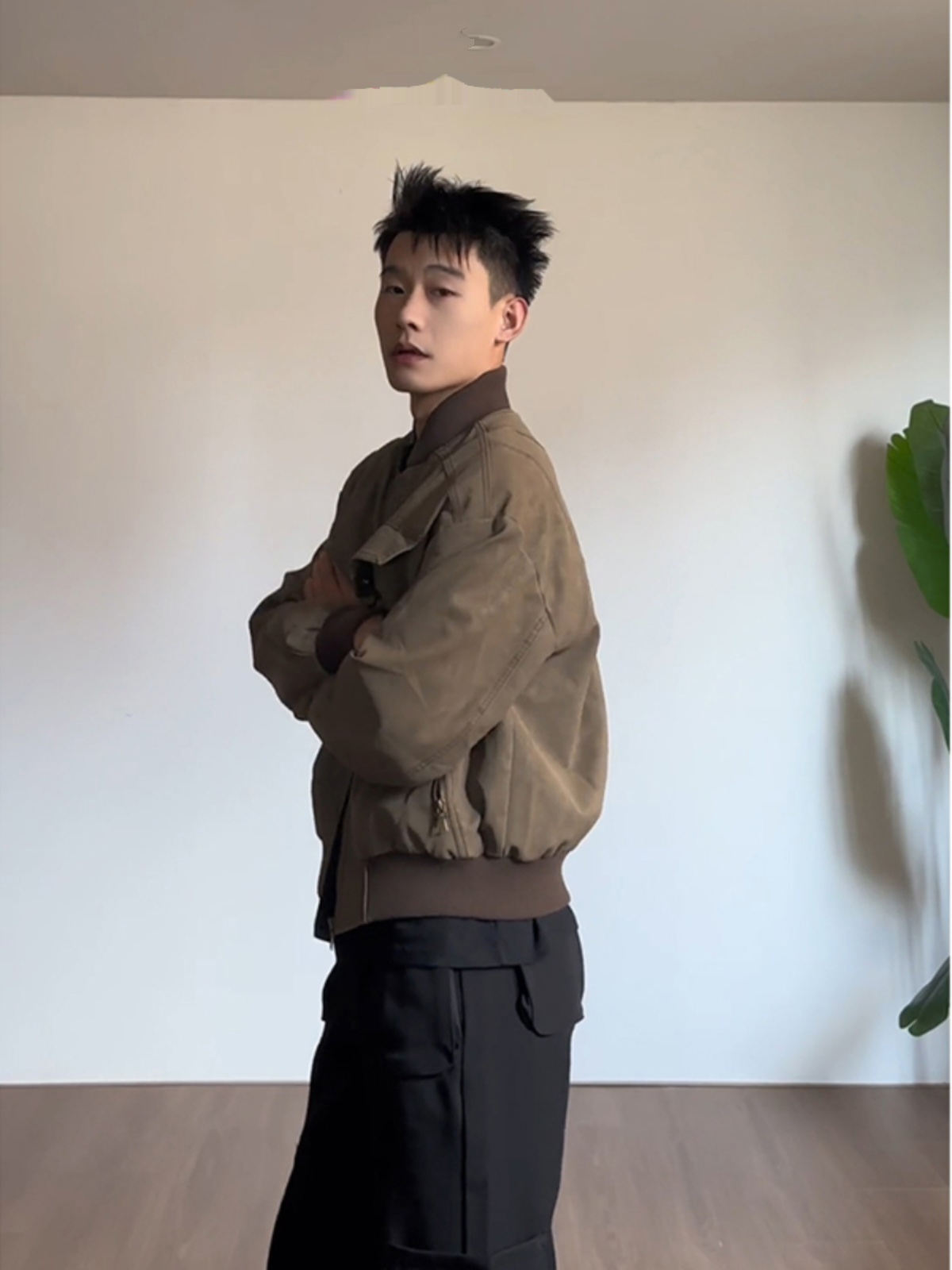 Vintage bruin kort honkbaljack - Harrington Jacket recensie en prijs