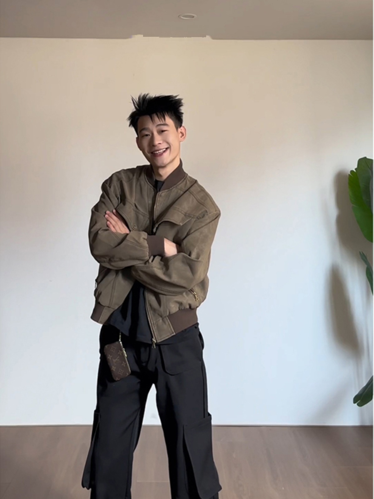 Vintage bruin kort honkbaljack - Harrington Jacket recensie en prijs