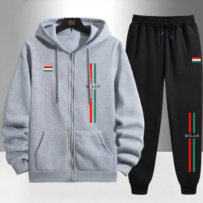 2026 Italië Geprint Heren Set  - Jogger Sweatpants Men recensie en prijs