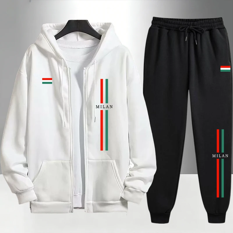 2026 Italië Geprint Heren Set  - Jogger Sweatpants Men recensie en prijs