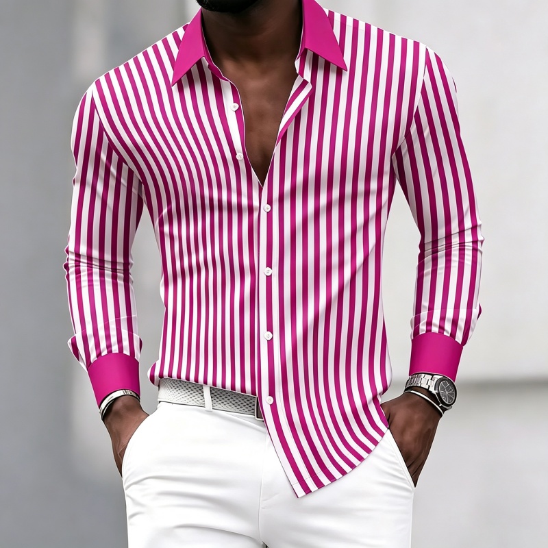 Heren overhemd met lange mouwe - Fashion Mens Shirt recensie en prijs