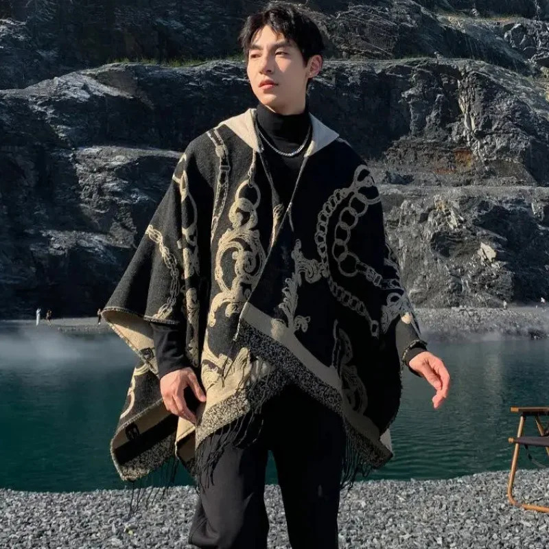 2026 Vrouwen Jas Cape Jas Mann - Mens Fashion Poncho recensie en prijs
