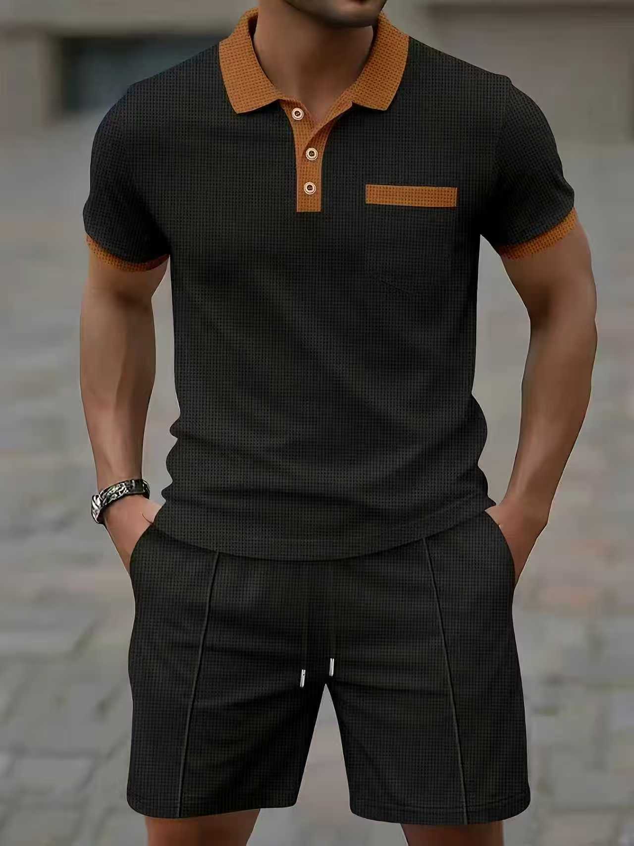 Bestverkochte heren zomer T-sh - Men'S Fashion Polo Shirt recensie en prijs