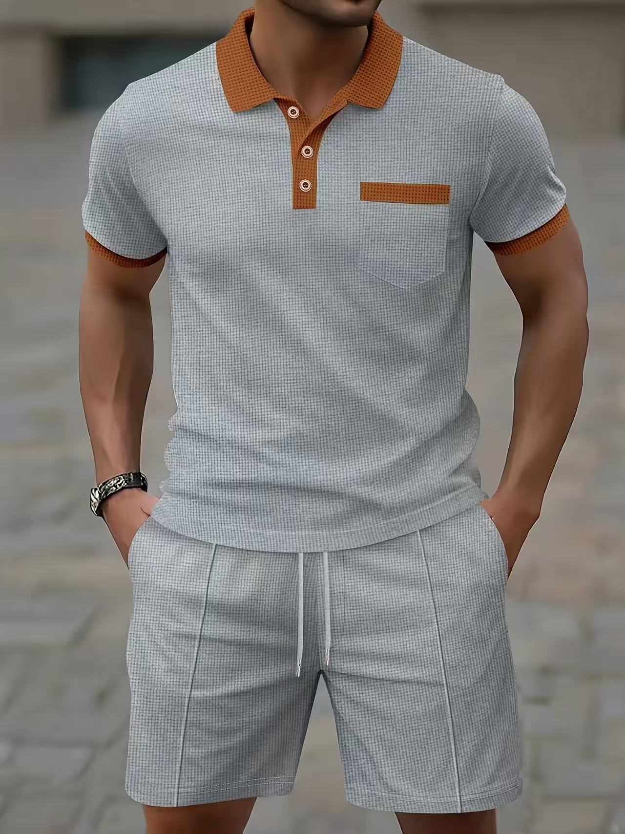 Bestverkochte heren zomer T-sh - Men'S Fashion Polo Shirt recensie en prijs