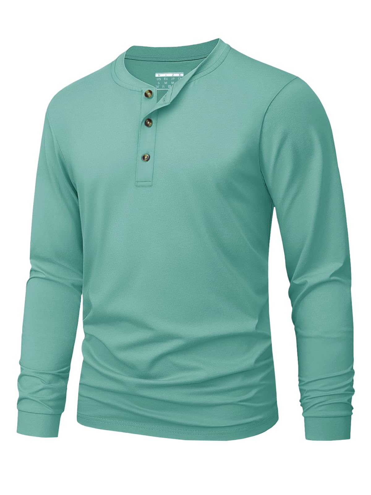 Henley-T-shirt voor heren Eenv - Fashion Mens Shirt recensie en prijs