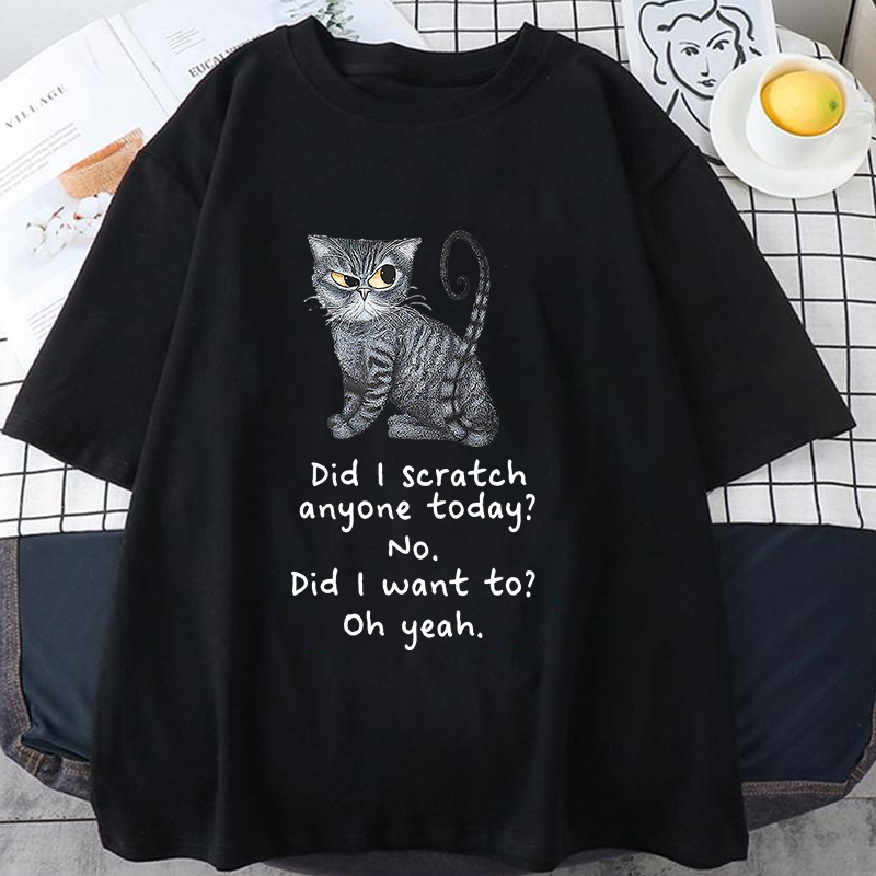 Unisex T-shirt grijs tabby kat - Men'S Fashion Today recensie en prijs