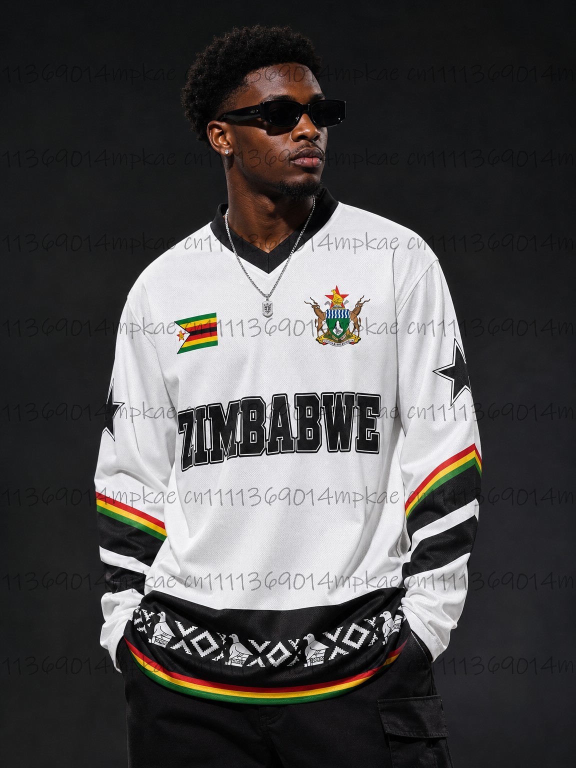 Herfst Zimbabwe Etnische Stree - Fashion Mens Shirt recensie en prijs