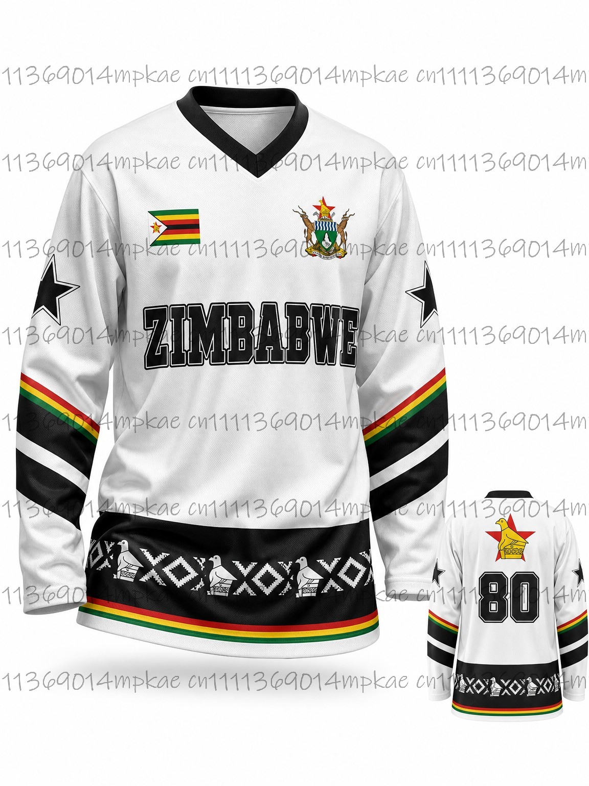 Herfst Zimbabwe Etnische Stree - Fashion Mens Shirt recensie en prijs