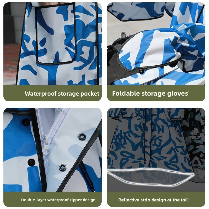Lange camouflage regenjas voor - Mens Fashion Poncho recensie en prijs