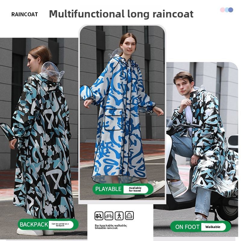 Lange camouflage regenjas voor - Mens Fashion Poncho recensie en prijs
